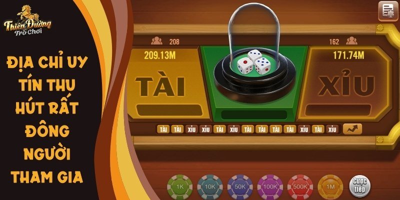 Các game tài xỉu uy tín thu hút rất đông người tham gia chốt